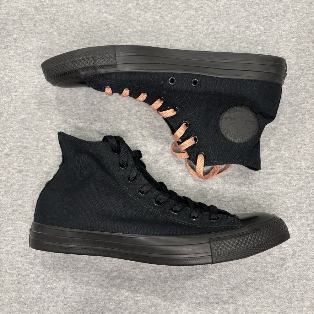 Converse Chuck Taylor All Star High Top Shoes Mens 9.5 Womens 11.5 Black M3310C - Picture 3 of 9